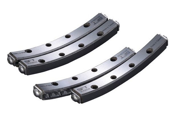 Cross Roller Curved Rail Guide - מסילת החלקה / מסילת גלילונים מוצלבים קשתית