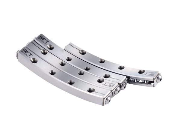 Curved Cross Roller Guides SRV Type - מסילת קרוס רולר קשתית גלילונים מוצלבים
